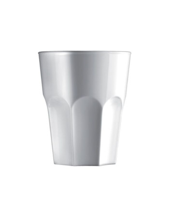 Goldplast Roxy ποτήρι 330ml SAN λευκό  
