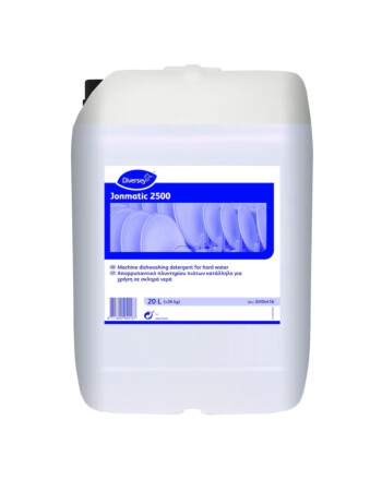 Diversey Jonmatic 2500 υγρό απορρυπαντικό για πλυντήριο πιάτων 20L για πολύ σκληρά νερά