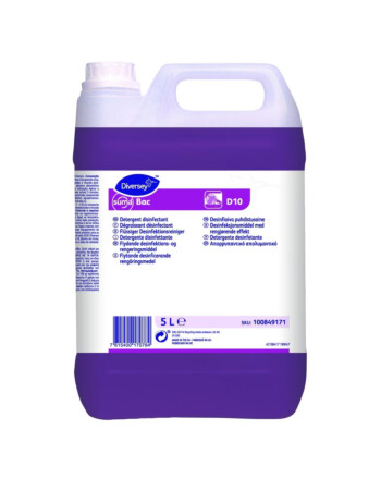 Diversey Suma Bac D10 καθαριστικό και απολυμαντικό 5L με έγκριση ΕΟΦ