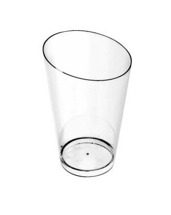 Goldplast Conical ποτήρι ψηλό 75ml PS διάφανο πολλαπλών χρήσεων 