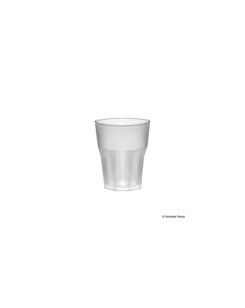 Goldplast Rox ποτήρι PP 290ml διάφανο θαμπό frosted