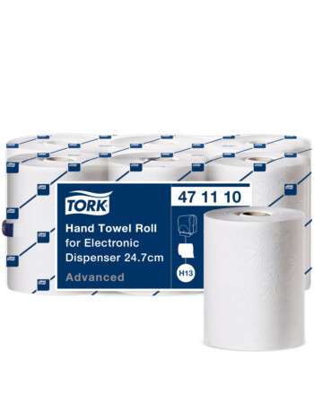 Tork® χειροπετσέτα σε ρολό ηλεκτρονικής συσκευής 2φυλλη λευκή 143m