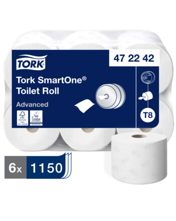 Tork® Smartone ρολό υγείας centerfeed λευκό 2φυλλο 207m