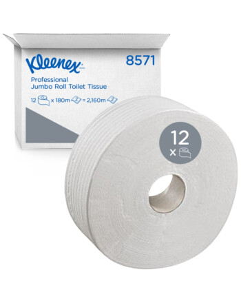 Kleenex® Mini Jumbo ρολό υγείας λευκό 2φυλλο 180m