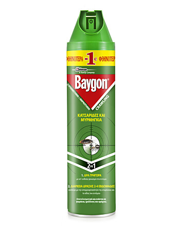 Baygon® Crawling κατσαριδοκτόνο σε σπρέι 400ml