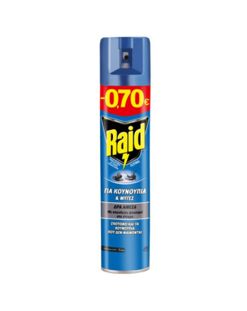 Raid® εντομοκτόνο σε σπρέι 300ml με άρωμα ευκάλυπτου