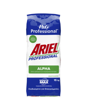 Ariel Pro Alpha White Max απορρυπαντικό σε σκόνη για πλυντήριο ρούχων 15kg