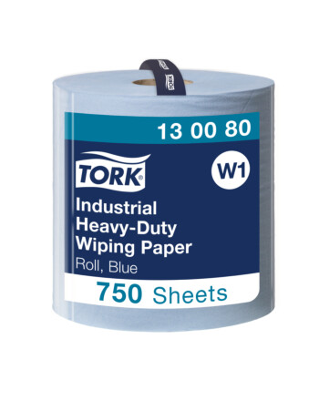 Tork® Wiping Paper Industrial Heavyduty βιομηχανικό ρολό μπλε 3φυλλο 255m