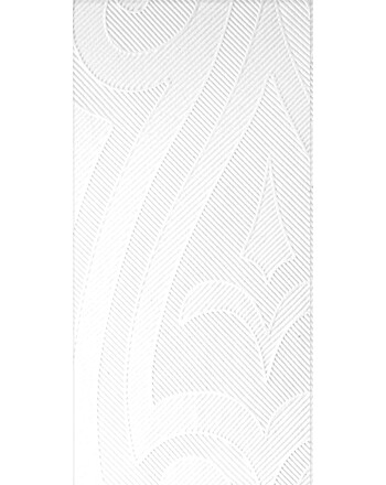 Duni Elegance® Lily χαρτοπετσέτα λευκή 1/8 40x40cm Airlaid με ανάγλυφη επιφάνεια 40τεμ