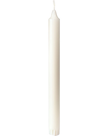 Duni Crown κερί λευκό 250xØ22 mm 9h