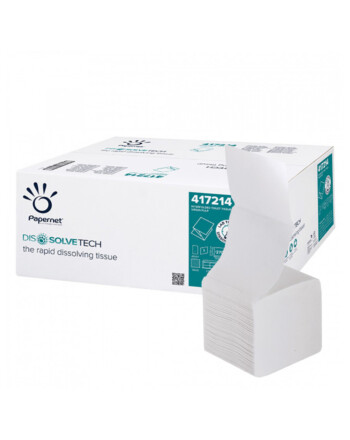 Papernet® Dissolvetech Super χαρτί υγείας σε φύλλα λευκό 1φυλλο 270τεμ