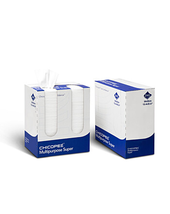 Chicopee Multipuprose βιομηχανικό πανί πολλαπλών χρήσεων 1/4 Fold λευκό 34x32cm