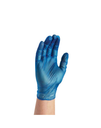Sempermed® Protects Hygienic γάντια μιας χρήσης βινυλίου χωρίς πούδρα μπλε XL 90τεμ