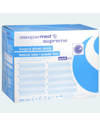 Sempermed® Supreme χειρουργικά γάντια μιας χρήσης λάτεξ χώρις πούδρα λευκά Νο.8,5 100τεμ