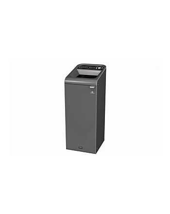 Rubbermaid® Configure™ κάδος ανακύκλωσης αποβλήτων με μαύρη σήμανση 57L