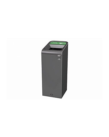 Rubbermaid® Configure™ κάδος μεικτής ανακύκλωσης με πράσινη σήμανση 57L