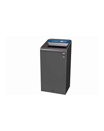 Rubbermaid® Configure™ κάδος ανακύκλωσης χαρτιού με μπλε σήμανση 87L