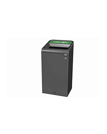 Rubbermaid® Configure™ κάδος μεικτής ανακύκλωσης με πράσινη σήμανση 87L