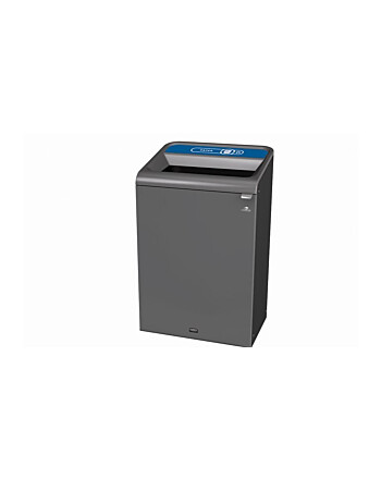 Rubbermaid® Configure™ κάδος ανακύκλωσης χαρτιού με μπλε σήμανση 125L