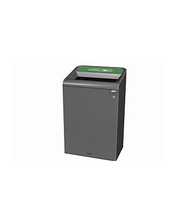 Rubbermaid® Configure™ κάδος μεικτής ανακύκλωσης με πράσινη σήμανση 125L