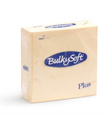 BulkySoft® Plus χαρτοπετσέτα point to point κρεμ 2φυλλη 1/4 38x38cm 40τεμ