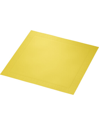 Duni χαρτοπετσέτα κίτρινη 4φυλλη 1/4 40x40cm πολυτελείας 50τεμ