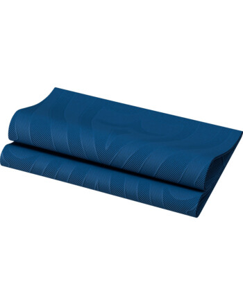 Duni Elegance® Lily χαρτοπετσέτα σκούρο μπλε 1/4 40x40cm Airlaid με ανάγλυφη επιφάνεια 40τεμ