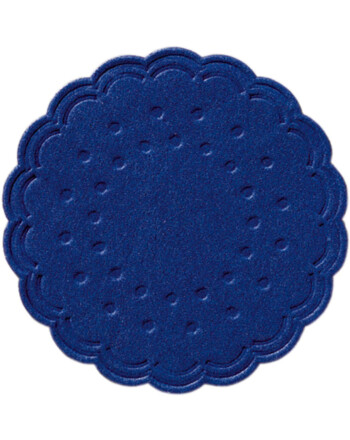 Duni σκούρο μπλε στρογγυλό σουβέρ 8φυλλο Ø7,5cm 250τεμ