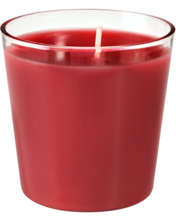 Duni Switch&Shine κερί σε ποτήρι μπορντό 6,5xØ6,5cm 30h