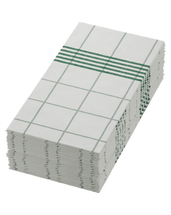 Duni Dunisoft® Towel χαρτοπετσέτα πράσινη με σχέδιο 1/8 48x48cm Airlaid 60τεμ