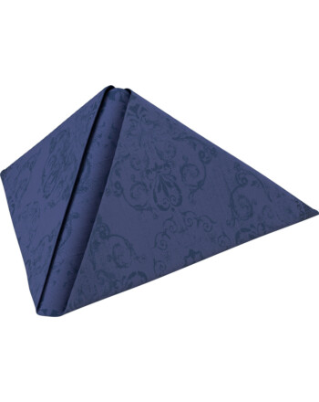 Duni Dunilin® Opulent χαρτοπετσέτα σκούρο μπλε με σχέδιο 1/4 40x40cm Airlaid 45τεμ