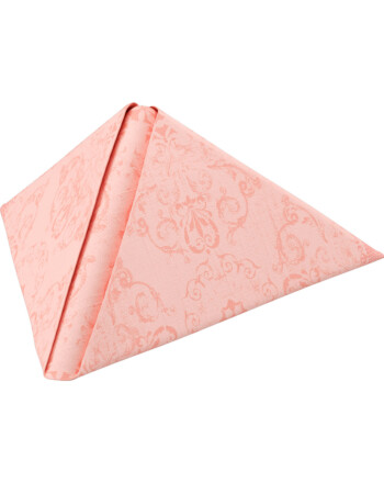 Duni Dunilin® Opulent χαρτοπετσέτα ροζ με σχέδιο 1/4 40x40cm Airlaid 45τεμ