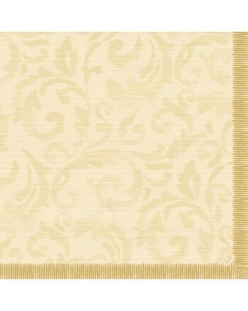 Duni Dunilin® χαρτοπετσέτα Rich Damast Cream 1/4 40x40cm Airlaid 45τεμ