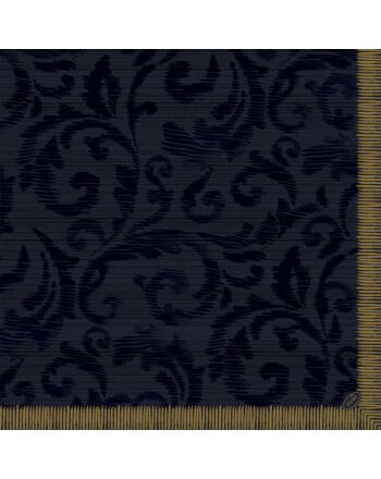 Duni Dunilin® χαρτοπετσέτα Rich Damast Black 1/4 40x40cm Airlaid 45τεμ