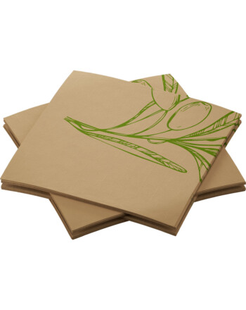 Duni Dunisoft® Veggies χαρτοπετσέτα με σχέδιο 1/4 20x20cm Airlaid 180τεμ