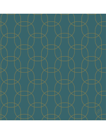 Duni Dunisoft® Golden Deco χαρτοπετσέτα με σχέδιο 40x40cm Airlaid 60τεμ