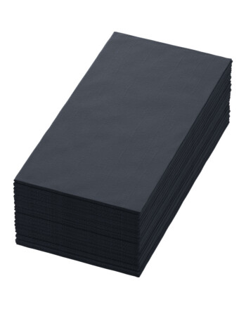 Duni Bio Dunisoft® χαρτοπετσέτα μαύρη 1/8 40x40cm Airlaid 60τεμ