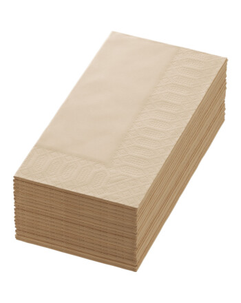 Duni Bio Dunisoft πετσέτα Natural 40x40cm 1/8 60τεμ.