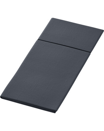 Duni Bio Duniletto® Slim χαρτοπετσέτα φάκελος μαύρη 40x33cm Airlaid 65τεμ 