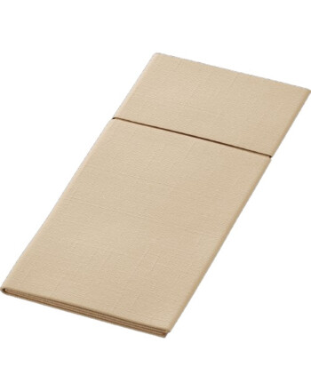 Duni Bio Duniletto® Slim χαρτοπετσέτα φάκελος Natural 40x33cm Airlaid 65τεμ