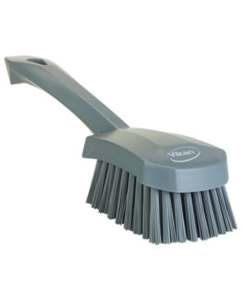 Vikan® βούρτσα με κοντή λαβή σκληρή γκρι 27cm