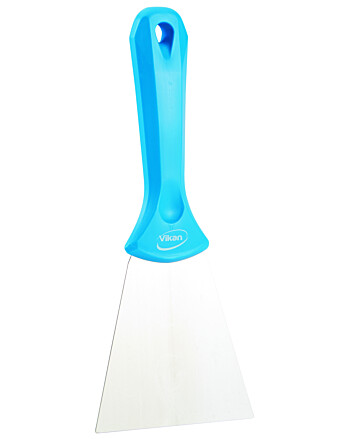 Vikan® ξύστρα ανοξείδωτη με κλειστή λαβή μπλε 10cm