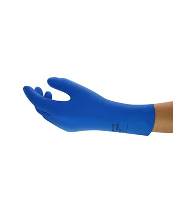 Ansell AlphaTec® 87-195 γάντια γενικής χρήσης λάτεξ μπλε Νο.6,5-7 2τεμ