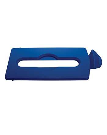 Rubbermaid Slim Jim® καπάκι ανακύκλωσης για χαρτιά μπλε για κάδο 87L