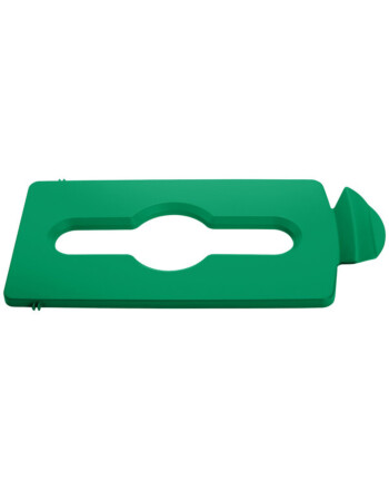 Rubbermaid Slim Jim® καπάκι ανακύκλωσης για χαρτιά και μπουκάλια πράσινο για κάδο 87L