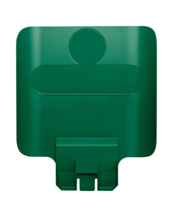 Rubbermaid Slim Jim® πινακίδα ανακύκλωσης πράσινη