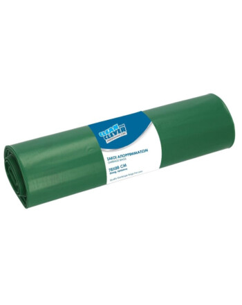 Clean & Clever Medium Plus σάκος απορριμμάτων 78x88cm πράσινος 25τεμ