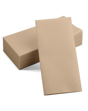 Χαρτοπετσέτα kraft 1/8 40x40cm Airlaid Headfold 70τεμ