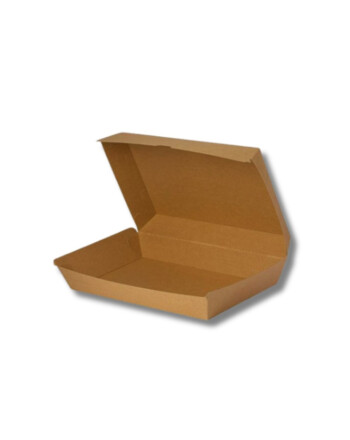 Κουτί dinner χωρίς πλαστικό 29x17x8,5cm καφέ 50τεμ
