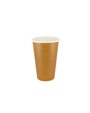 Χάρτινο ποτήρι μονότοιχο με διπλό PE 12oz/ 80mm 50τεμ